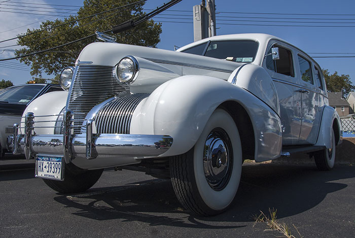 1939 white cadillac