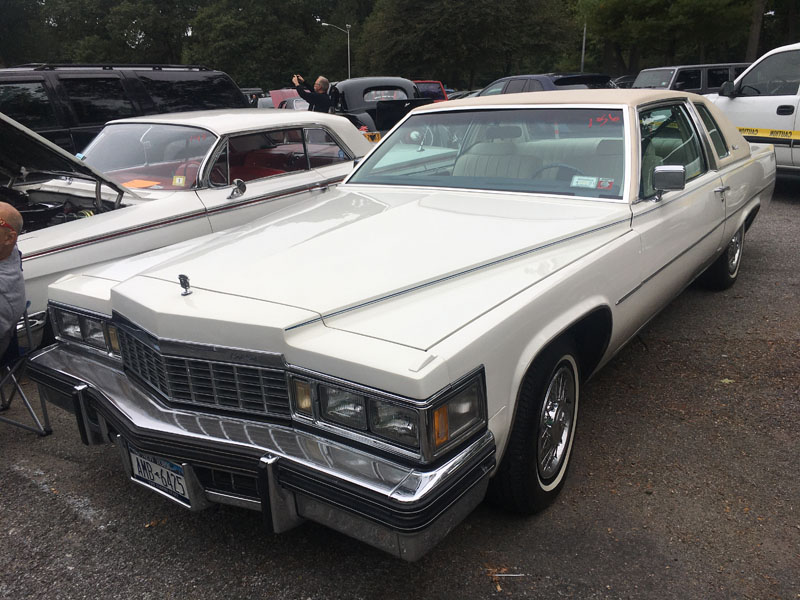 white cadillac from 1980s
